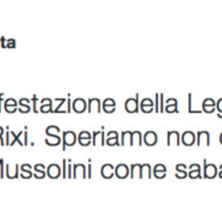 #ElezioniLiguria2015: tweet al vetriolo di Raffaella Paita per l'arrivo di Salvini a Genova "Speriamo non ci siano immagini di Mussolini"
