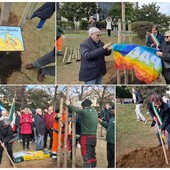 Savona, un albero e il parco intitolato a Angiola Minella, partigiana e una delle 21 donne dell'Assemblea costituente Savona, un albero e il parco intitolato a Angiola Minella, partigiana e una delle 21 donne dell'Assemblea costituente