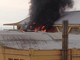 Finale Ligure: a fuoco il tetto dell'Hangar della Piaggio