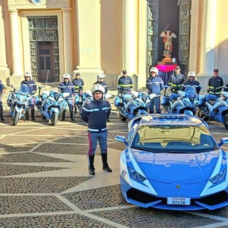 Riorganizzazione Polizia Stradale, annullo postale su cartolina commemorativa per il 75° anniversario