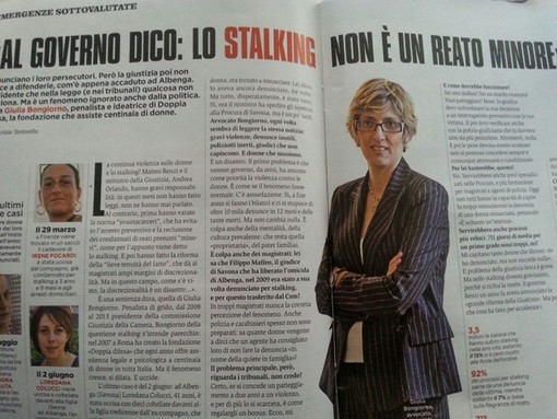 Omicidio di Loredana Colucci ad Albenga, Bongiorno: "Lo stalking non è un reato minore"