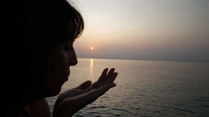 L'alba a Pietra Ligure