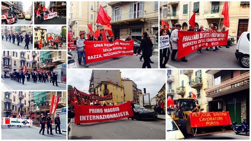 Primo maggio: a Savona sfila il corteo dei lavoratori