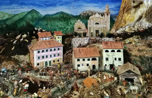 Un presepe artistico a Calice Ligure
