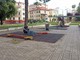 Albenga, iniziato il restyling di piazza Europa