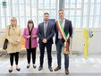 Da sinistra la Vicario del Questore di Savona, Anna Leuci, la Responsabile della Filiale di Savona, Mariella Ghiorzo, il Referente di Relazioni Istituzionale di Poste Italiane per il Nord Ovest, Guido Bonadies e il Vice Sindaco di Borghetto Santo Spirito, Luca Angelucci