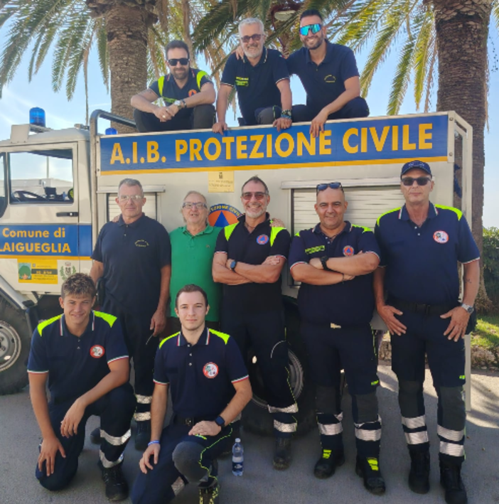 La Protezione civile di Laigueglia premiata a Finale Ligure La Protezione civile di Laigueglia premiata a Finale Ligure