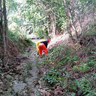 Pulizia del rio Tanarello a Cairo Montenotte