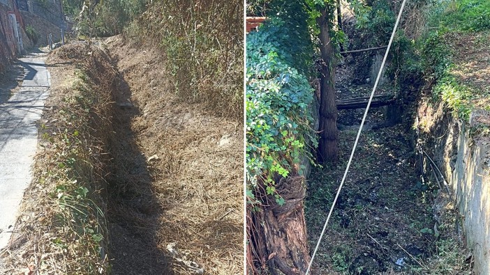 Alassio, prevenzione e tutela del territorio: puliti i rii Arbore e Serre Alassio, prevenzione e tutela del territorio: puliti i rii Arbore e Serre