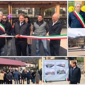Inaugurata la nuova piazza mercatale, il &quot;salotto bello&quot; di Murialdo (FOTO e VIDEO)
