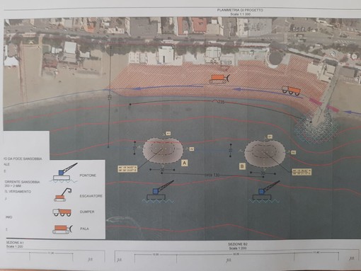 Albissola, ripascimento dell'arenile e due isole semi sommerse anti mareggiate: intervento da 1 milione e 700mila euro