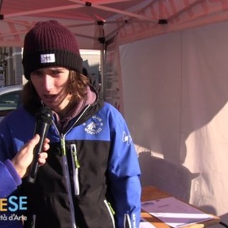 "È bellissimo sciare intorno al Monviso" (Video)