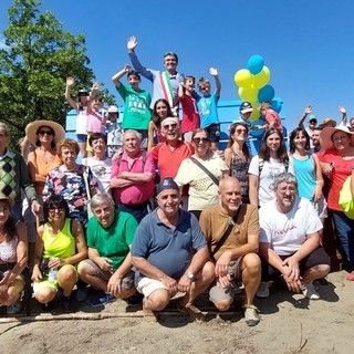 Giusvalla entra nel circuito "Big Bench Community", inaugurata la panchina gigante in località Gancin (FOTO)