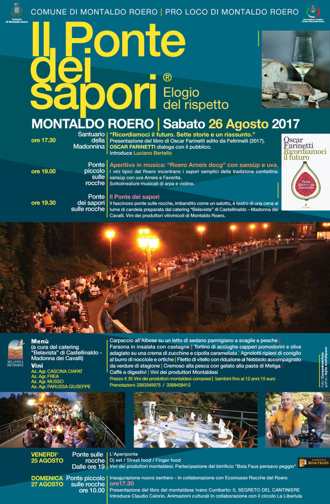 A Montaldo Roero torna la magia del “Il Ponte dei sapori”