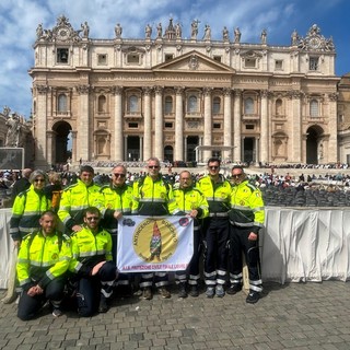Giornate romane per la Protezione Civile di Finale: l'incontro con Papa Francesco e la visita al quartier generale