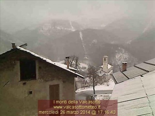 Meteo: inizia a nevicare in Valbormida Meteo: inizia a nevicare in Valbormida