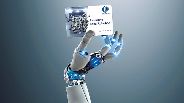 Cairo, dodici studenti del Patetta conseguono il patentino della robotica Comau Cairo, dodici studenti del Patetta conseguono il patentino della robotica Comau