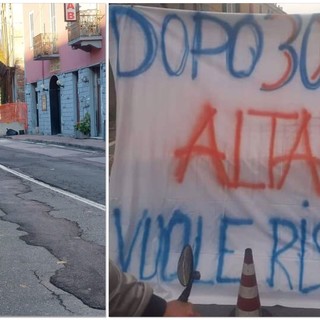 Ex Savam pericolante, venerdì l'incontro tra le istituzioni: i commercianti di Altare scendono in piazza