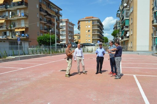 Andora, nuovo parcheggio in via Doria con 23 posteggi Andora, nuovo parcheggio in via Doria con 23 posteggi