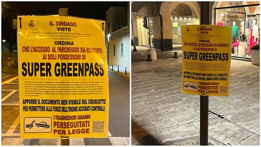 "Parcheggio riservato ai soli possessori di Super Greenpass": a Pietra Ligure lo stato di emergenza continua... Colpa di "Pulp in Valmaremola" (FOTO)