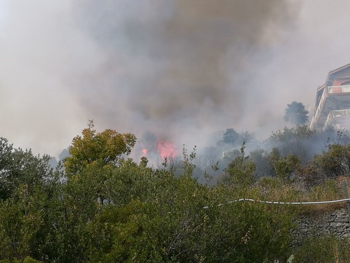 Pietra Ligure: incendio al Trabocchetto, fiamme vicinissime alle case (FOTO e VIDEO) Pietra Ligure: incendio al Trabocchetto, fiamme vicinissime alle case (FOTO e VIDEO)