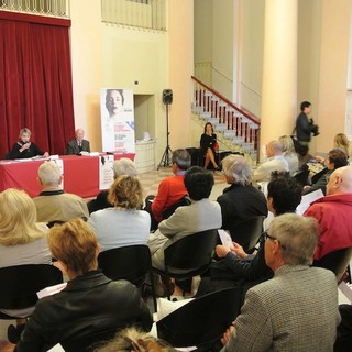 Un momento della presentazione (foto Cerati)