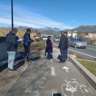 Al via i lavori per la realizzazione della pista ciclabile, collegherà Albenga con le frazioni di Leca e Bastia