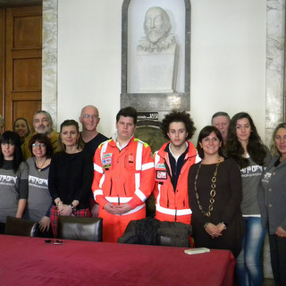 Un momento della presentazione del progetto