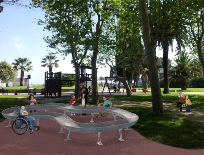 A Loano arriva la "Pista delle biglie" aperta anche ai bambini in carrozzella