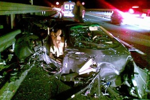 Spotorno: incidente ai 320 chilometri orari su A10, al volante un magnate