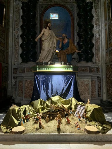 Torna il presepe nella Basilica di San Giovanni Battista a Finalmarina