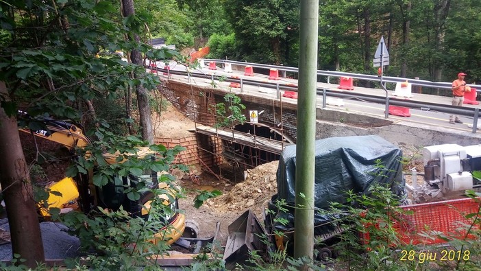 Riaperto a Urbe il ponte in località La Martina Riaperto a Urbe il ponte in località La Martina