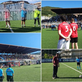 Pietra Ligure, in 800 allo stadio per ricordare Mirko Oddonetto (FOTO)