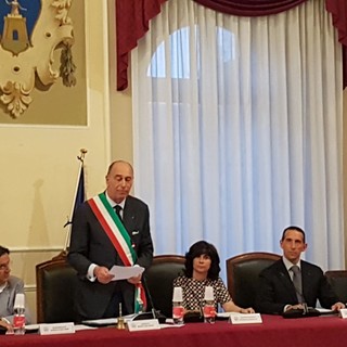 Alassio, ieri il primo Consiglio comunale targato Melgrati: "Dove eravamo rimasti?" (FOTO e VIDEO)