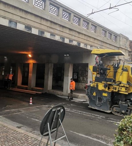 Piano asfalti: oggi ad Albenga gli operai in piazza Matteotti, domani a Pontelungo