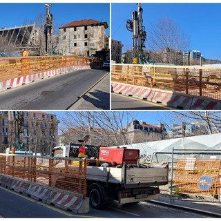 Savona, riprendono i lavori dal ponte di Santa Rita fermi dallo scorso ottobre Savona, riprendono i lavori dal ponte di Santa Rita fermi dallo scorso ottobre