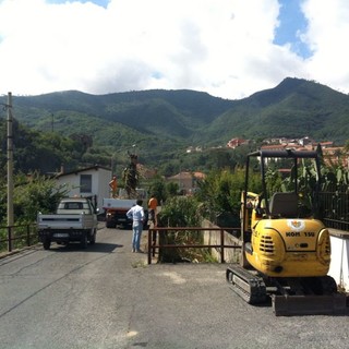 Albenga, pulizia del Rio Bra a San Fedele