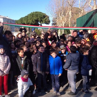 Vado Ligure, inaugurato il rinnovato parco giochi Robinson (FOTO)