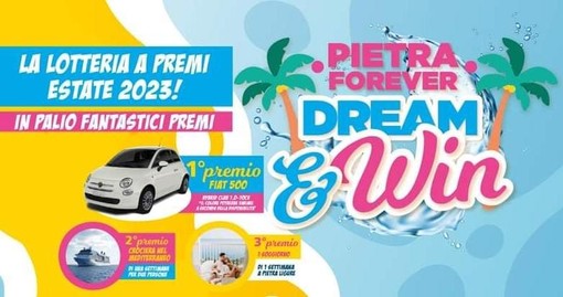 “Pietra Forever: Dream & Win”, in vendita i biglietti della lotteria dell'estate firmata dall'associazione “Facciamo Centro” “Pietra Forever: Dream & Win”, in vendita i biglietti della lotteria dell'estate firmata dall'associazione “Facciamo Centro”