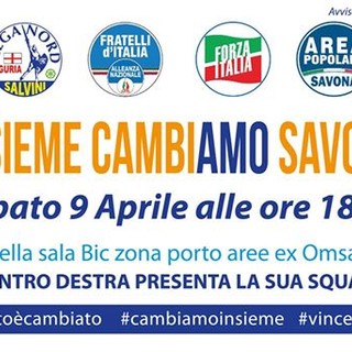 Comunali di Savona: sabato il centrodestra annuncia il candidato sindaco e la squadra