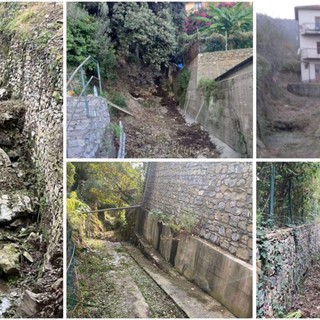 Ad Alassio conclusa la prima tranche dei lavori di pulizia dei rii cittadini (FOTO)