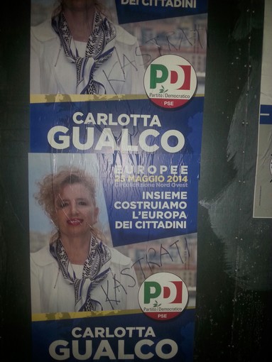Finale Ligure, i vandali colpiscono le candidate alle europee Ronzulli e Gualco