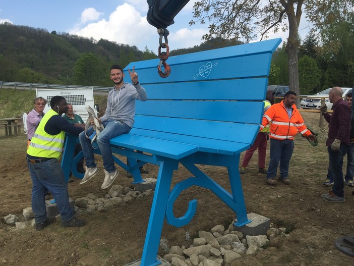 Roccavignale: domani l'inaugurazione della prima panchina gigante della Liguria