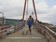 Sopralluogo sul ponte Ruffino a Savona: posizionate le protezioni sulle ringhiere, passerella riaperta (FOTO)
