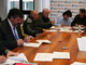 La firma del protocollo d'intesa
