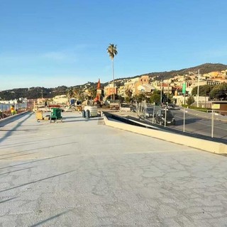 Nuova passeggiata di levante a Varazze, proseguono i lavori:  dovrebbero concludersi ad aprile