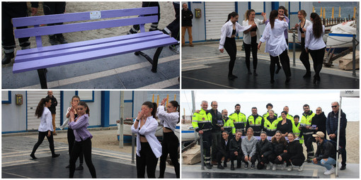 Non trascurare i disturbi alimentari: a Finale inaugurata la nuova "panchina lilla", seconda in Liguria (FOTO)