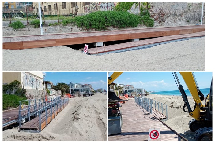 Savona, posa delle ringhiere sulla passeggiata a mare: “Messe nei tratti più alti per questioni di sicurezza" Savona, posa delle ringhiere sulla passeggiata a mare: “Messe nei tratti più alti per questioni di sicurezza"