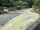 Quiliano, spazzata via una parte del ponte provvisorio di via Tecci. Il sindaco: "Bisogna trovare una soluzione"