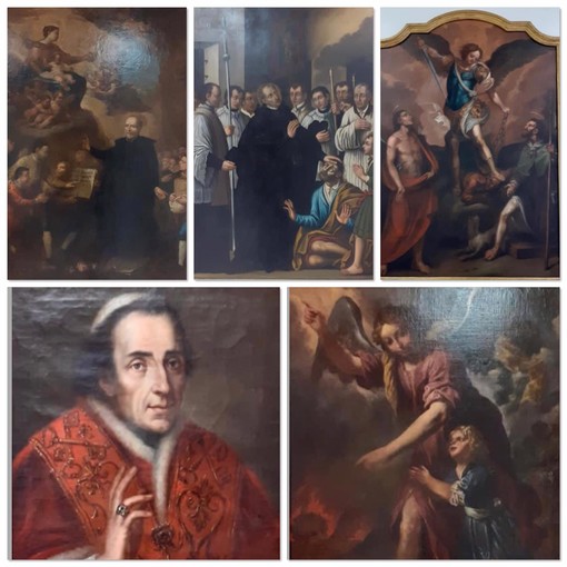 Carcare, la sala consiliare si trasforma in una galleria d'arte: completato il progetto della Quadreria Civica